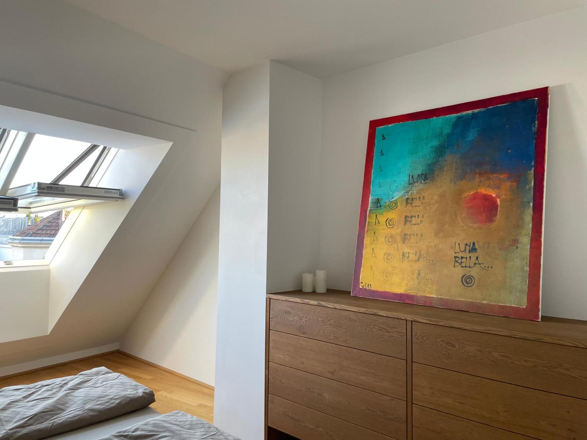 Rooftop Terrace- Panoramablick Ueber Wien Apartment Luaran gambar