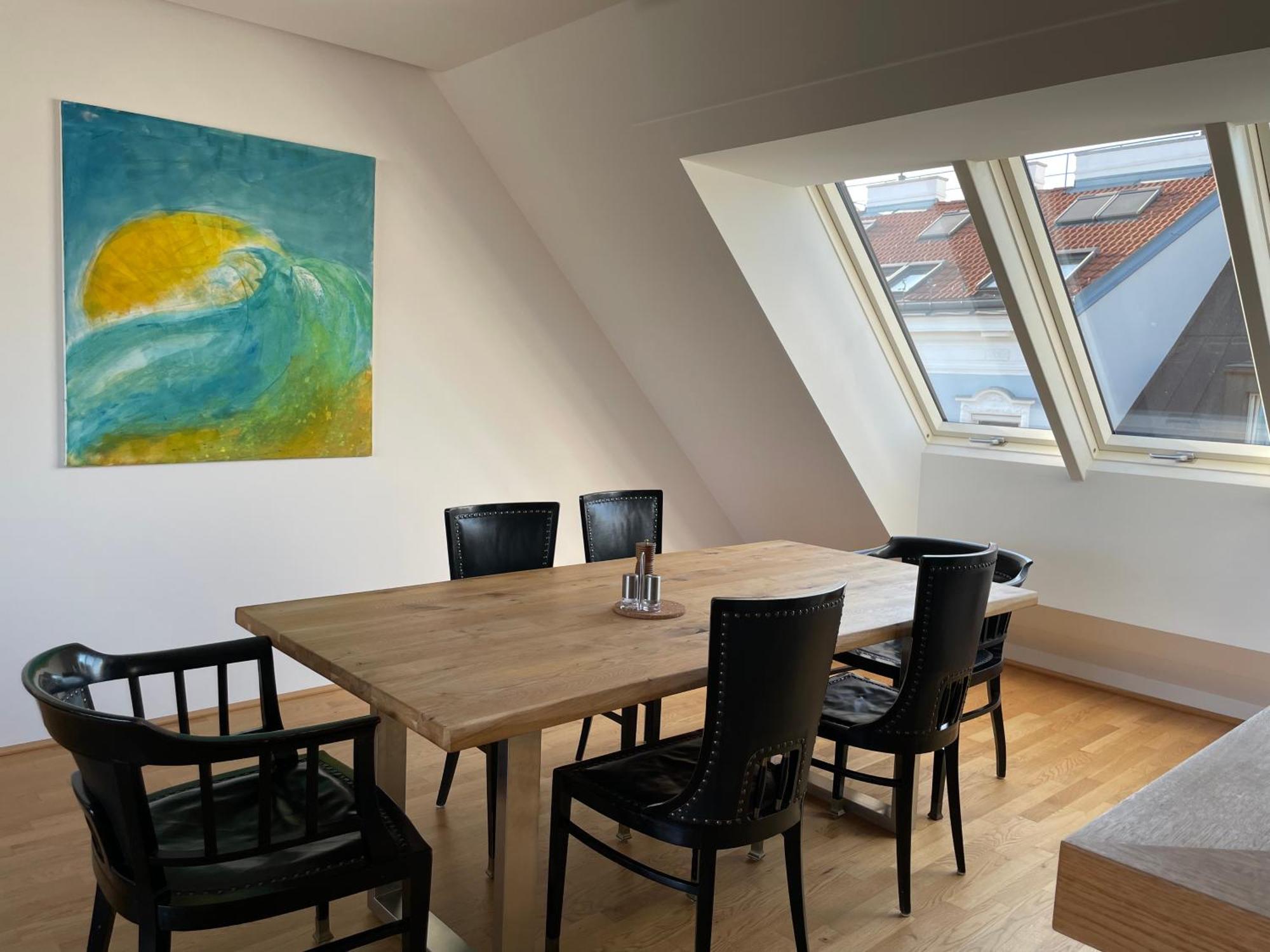 Rooftop Terrace- Panoramablick Ueber Wien Apartment Luaran gambar